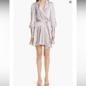Zimmerman size 3 mini silk wrap dress